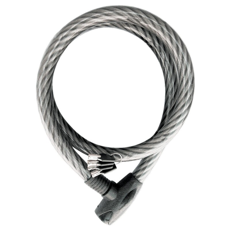 CABLE CANDADO FLEXIBLE HD LLAVE DE SEGURIDAD 1.5 m