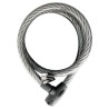 CABLE CANDADO FLEXIBLE HD LLAVE DE SEGURIDAD 1.5 m
