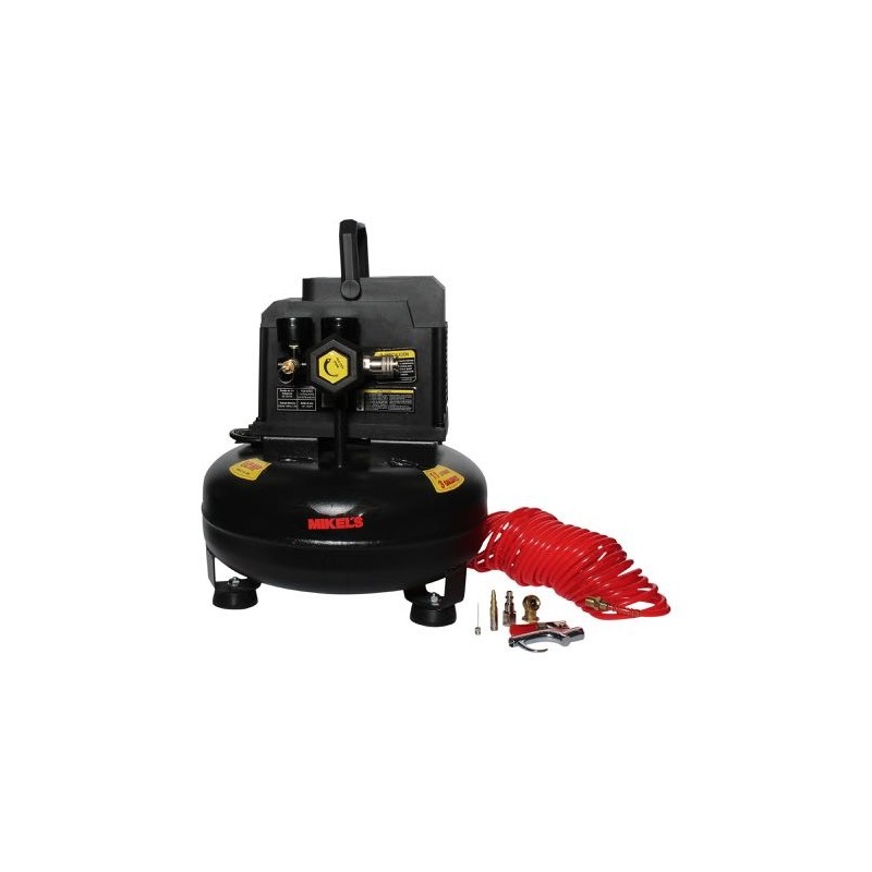 COMPRESOR DE AIRE 1/2HP LIBRE DE ACEITE 3 GALONES TIPO HAMBUEGUESA