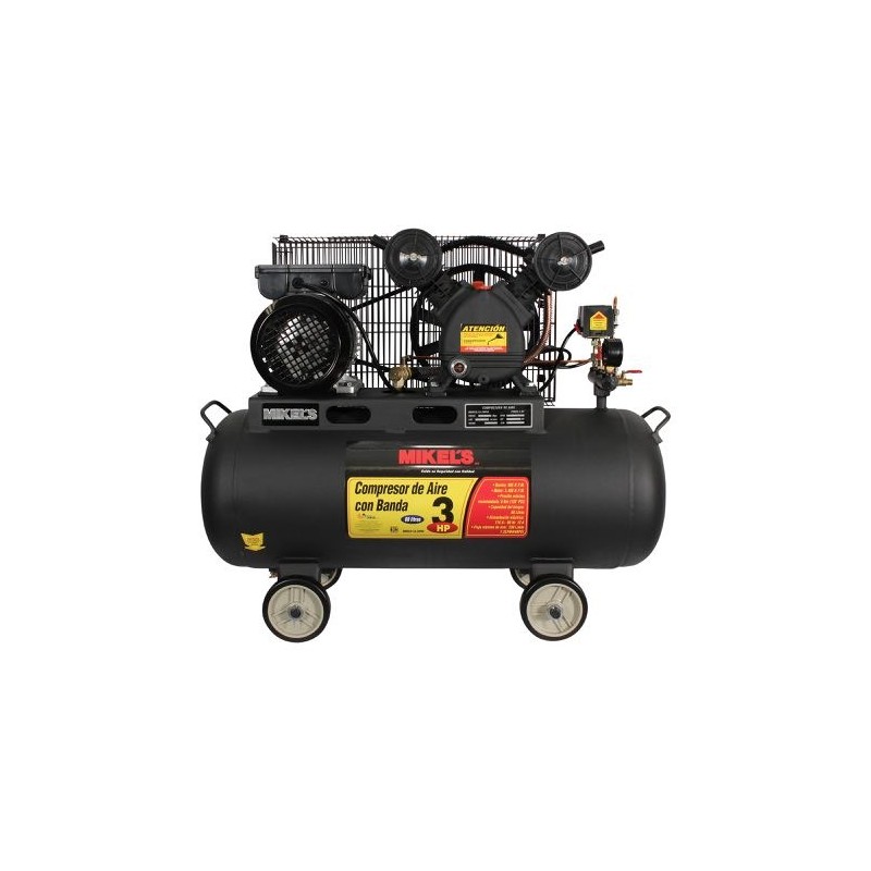 COMPRESOR DE AIRE 3 HP CON BANDA / 1270 rpm