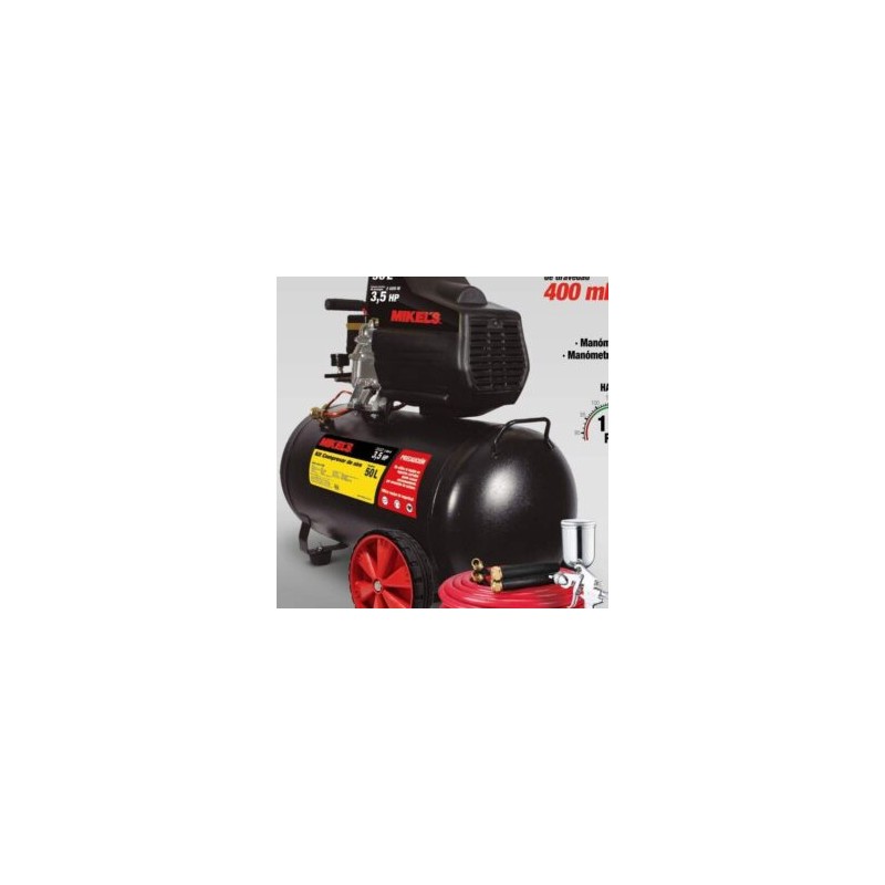 Compresor de aire 3.5hp con Kit neumático