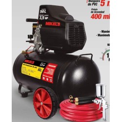 Compresor de aire 3.5hp con Kit neumático