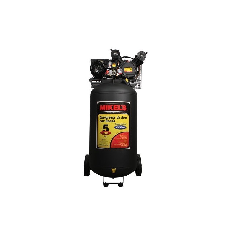 COMPRESOR DE AIRE 5 HP CON BANDA /1200 rpm