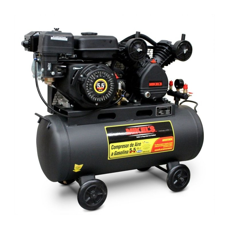 Compresor de aire 5.5 HP Motor a Gasolina (60 lts)
