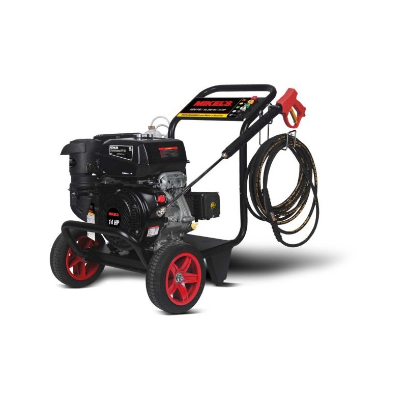 Hidrolavadora de alta presión a gasolina motor 4 tiempos (Kohler ®) (4,000 PSI / 14 HP)
