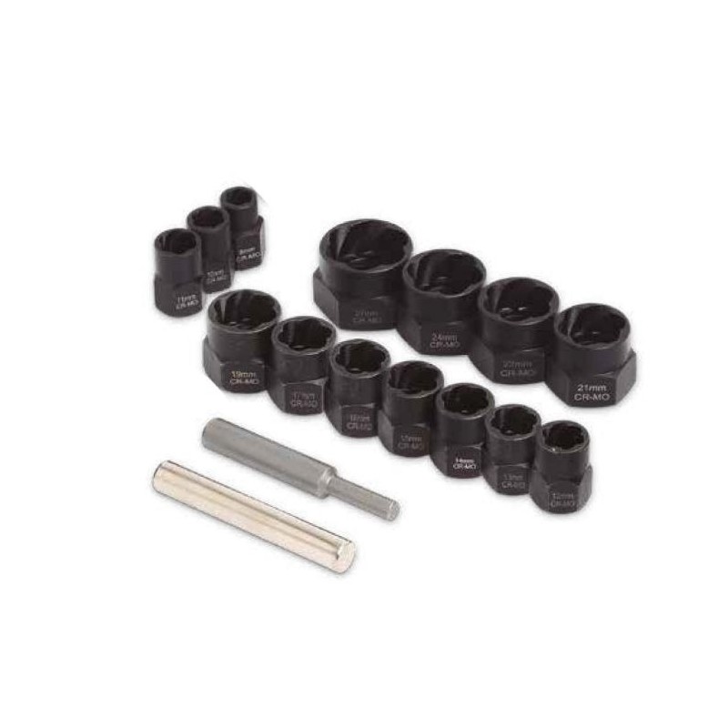 Kit de dados extractores en espiral (16 pzas)