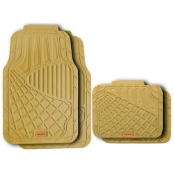 TAPETES DE LUJO DE HULE NBR BEIGE (CAMELLO)